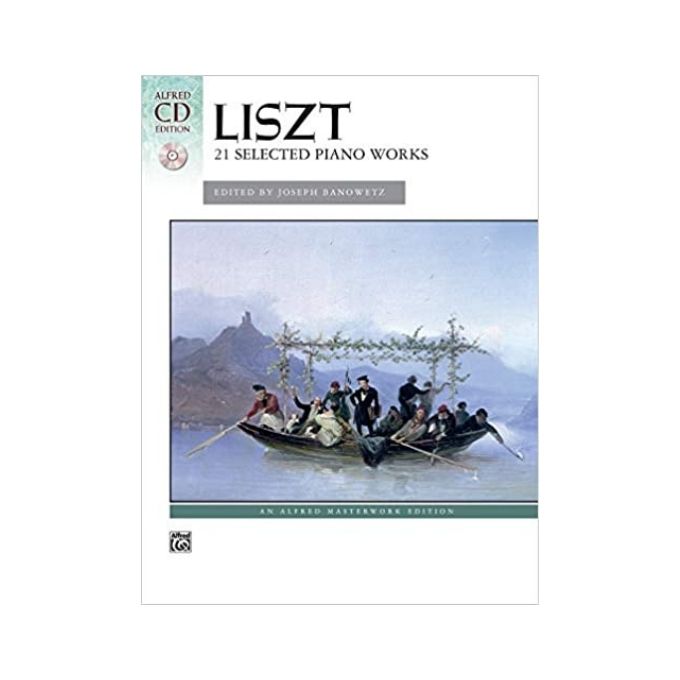 Liszt — 21 Selected Piano Works: Book And Cd (alfred Masterwork Edition 