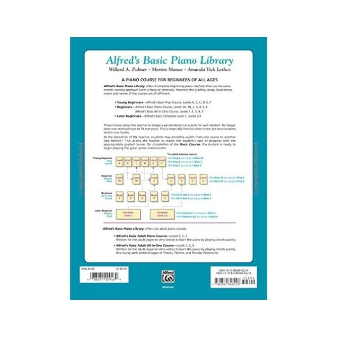 Prep　Library:　Piano　Book　Alfred　B　Theme　Lesson　Basic　Level　Course　Music